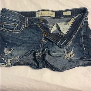Denim shorts